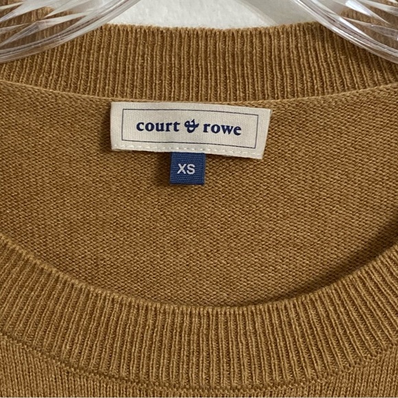 Court & Rowe Sweater Woman’s Size XS Brown Soft Wool Blend Fall Winter Cozy Muse - Picture 3 of 4